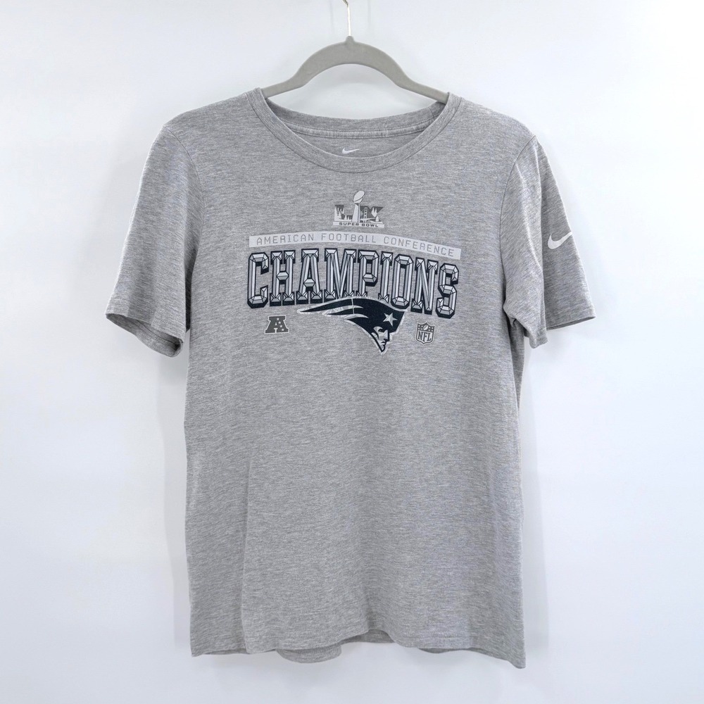 New England Patriots Super Bowl LX AFC Champions Nike Tee Youth Large 14/16 NFL
